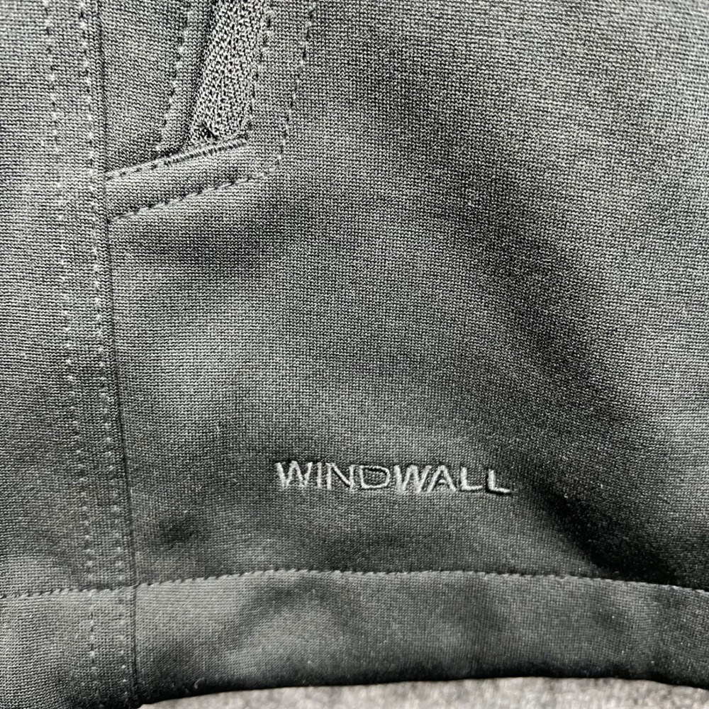 The North Face Vest Mens Medium Black WindWall Softshell Hollister Logo Full Zip - Picture 14 of 16